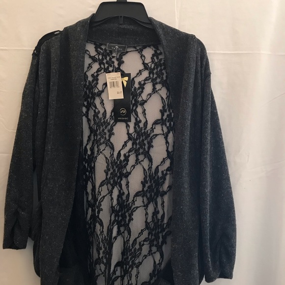 Iris Basic Black Cardigan XL - Picture 3 of 3